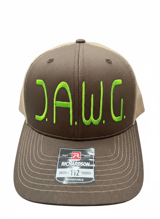 Brown & Green Trucker