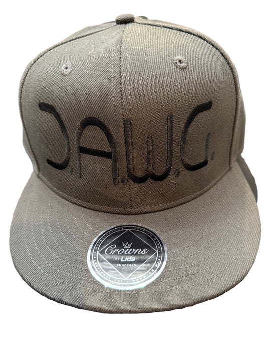 Grey & Black D.A.W.G. Cap